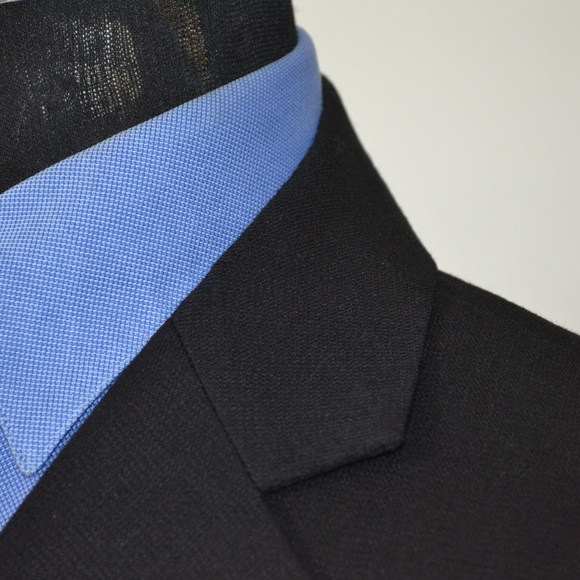 Pronto Uomo 42R Sport Coat Blazer Suit Jacket Blac - Picture 2 of 8